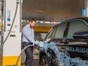 tanken, brennstoffzellenauto, f-cell, fuel, cell, mercedes, glc, shell, tankstelle